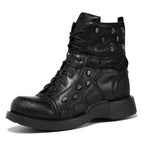 British Personalized Punk Martin Boots Men