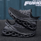 Blade Mesh Sports And Leisure Running Trendy Men's Shoes