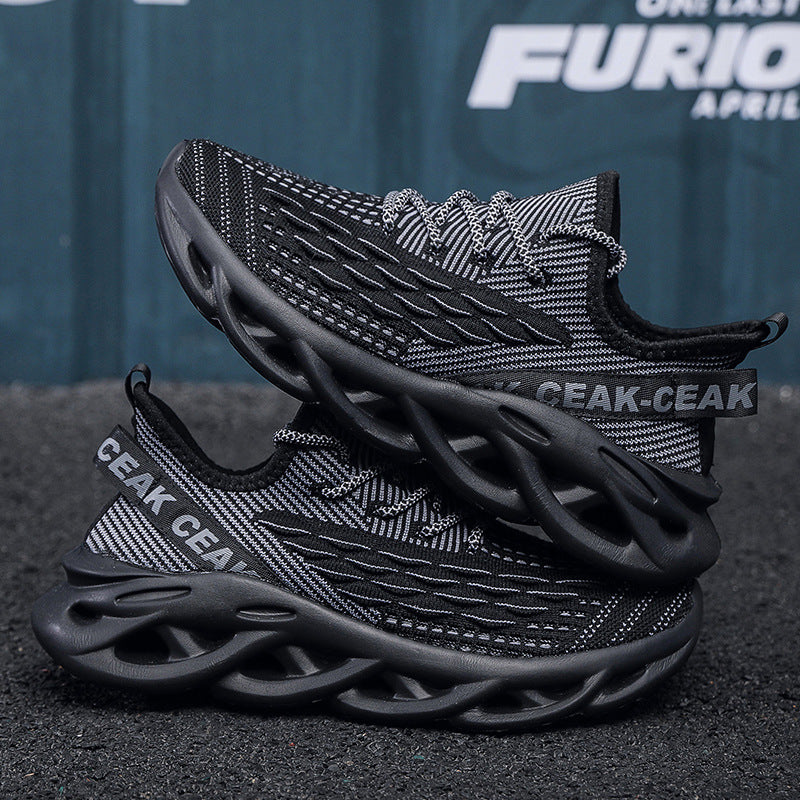 Blade Mesh Sports And Leisure Running Trendy Men's Shoes