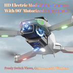 S50 PRO GPS Drone With 2 Batteries, 4.5-inch Large Screen Remote, Real-Time HD Camera, Obstacle Avoidance, Extended Flight Time