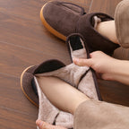 Large Opening Warm Boots With Anti-slip Rubber Soles For Men And Women
