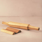 Teak Wood Belan With Stand Set
