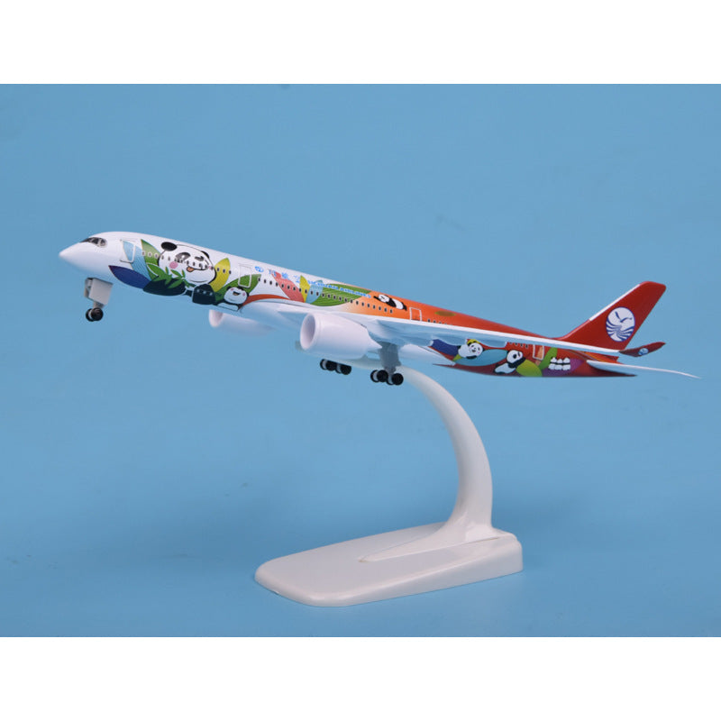 Sichuan Airlines Airbus Panda Model Decoration Gift