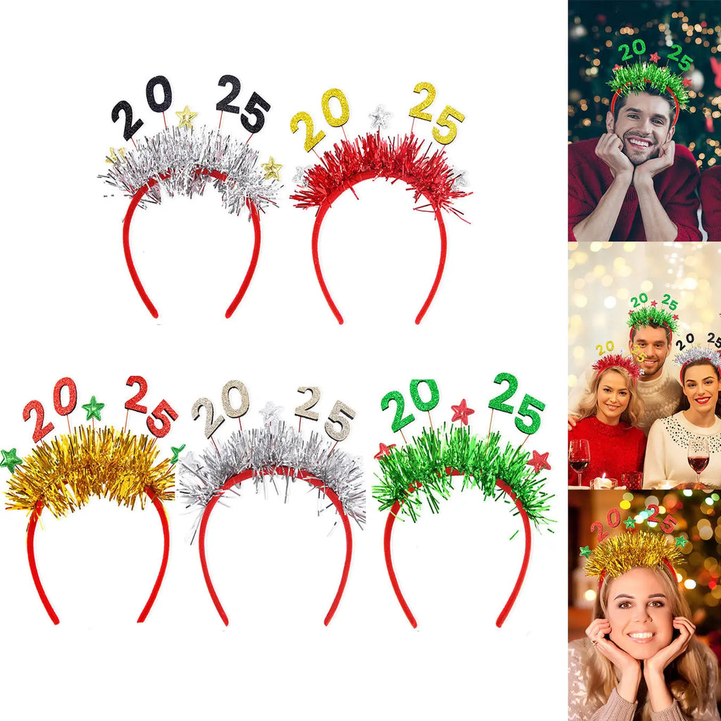 5pcs Christmas Headbands - The Premium