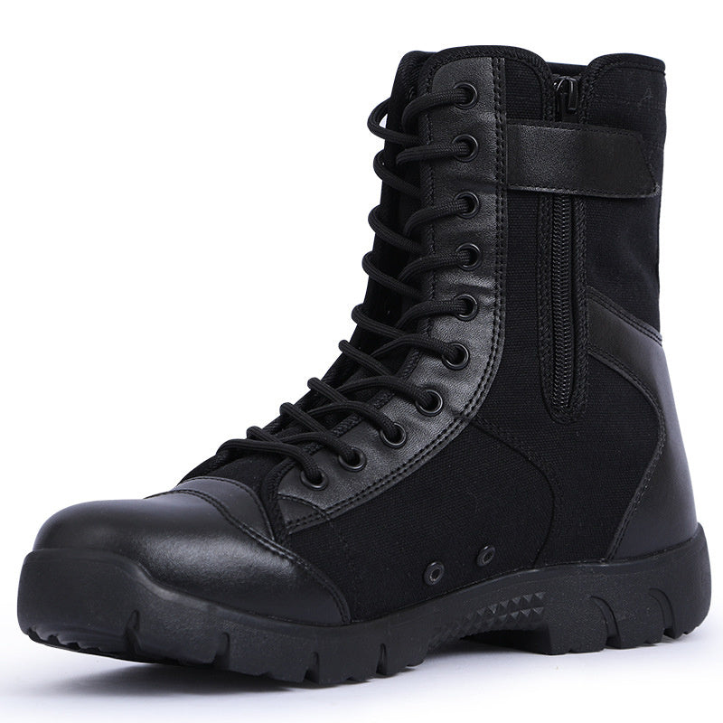 Outdoor High-top Breathable Canvas Men's Boots