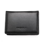 PU Leather Men's Plain Weave Business Card Bag