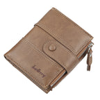 Men's New Double Zipper Creative Short Wallet