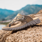 Flip Flops Men's Summer Outdoor Non-slip Wear-resistant Flip-flops Soft Bottom