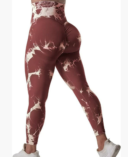 Smoke Series 2 Printed Sports Leggings Fitness Pants
