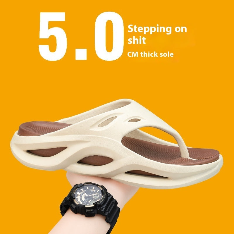 Men's Flip-flops Summer Platform Slippers Beach Shoes