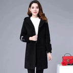 Wool Double-sided Fleece Coat Embroidery Thickening