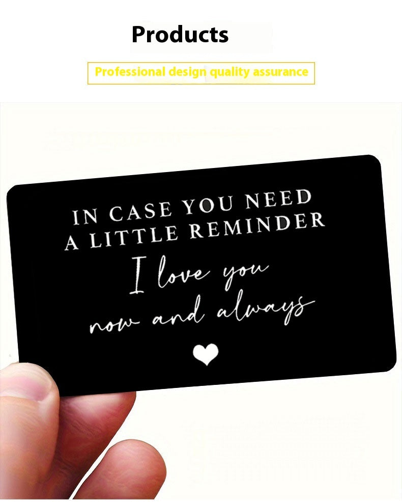 Simple And Modern Gift For Lovers Card Holder Accessories