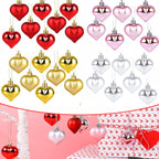 12PCS Christmas Heart Pendants - The Premium