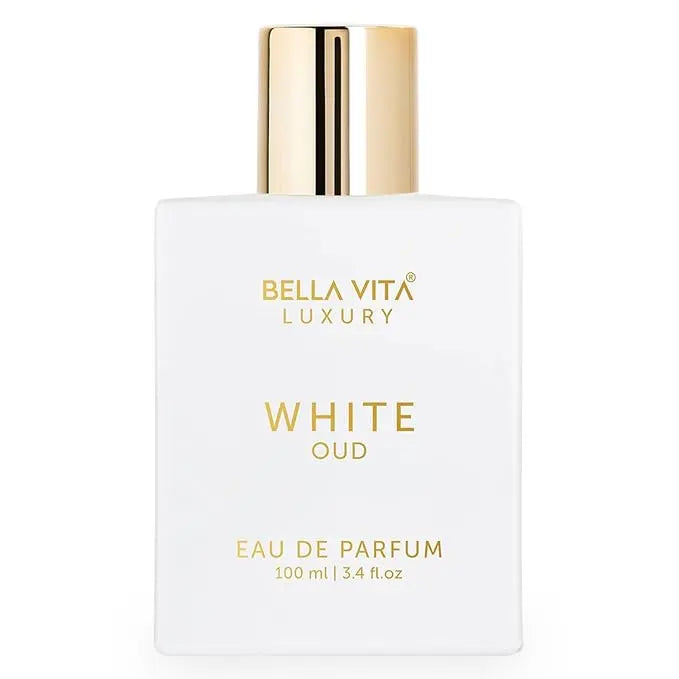 BellaVita Luxury White OUD Unisex Perfume 100ml – Premium Arabic Fragrance for Men & Women AJ PRIME