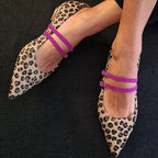 Lady's French-style Leopard Print Flats