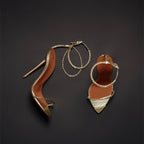 Fashion Sandals Pointed Toe Bare Chain