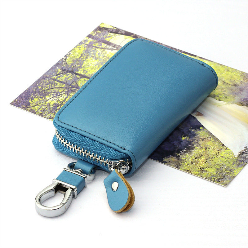 Large capacity zipper key case