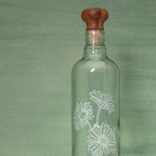 Transparent Glass Water Bottle With Stopper
