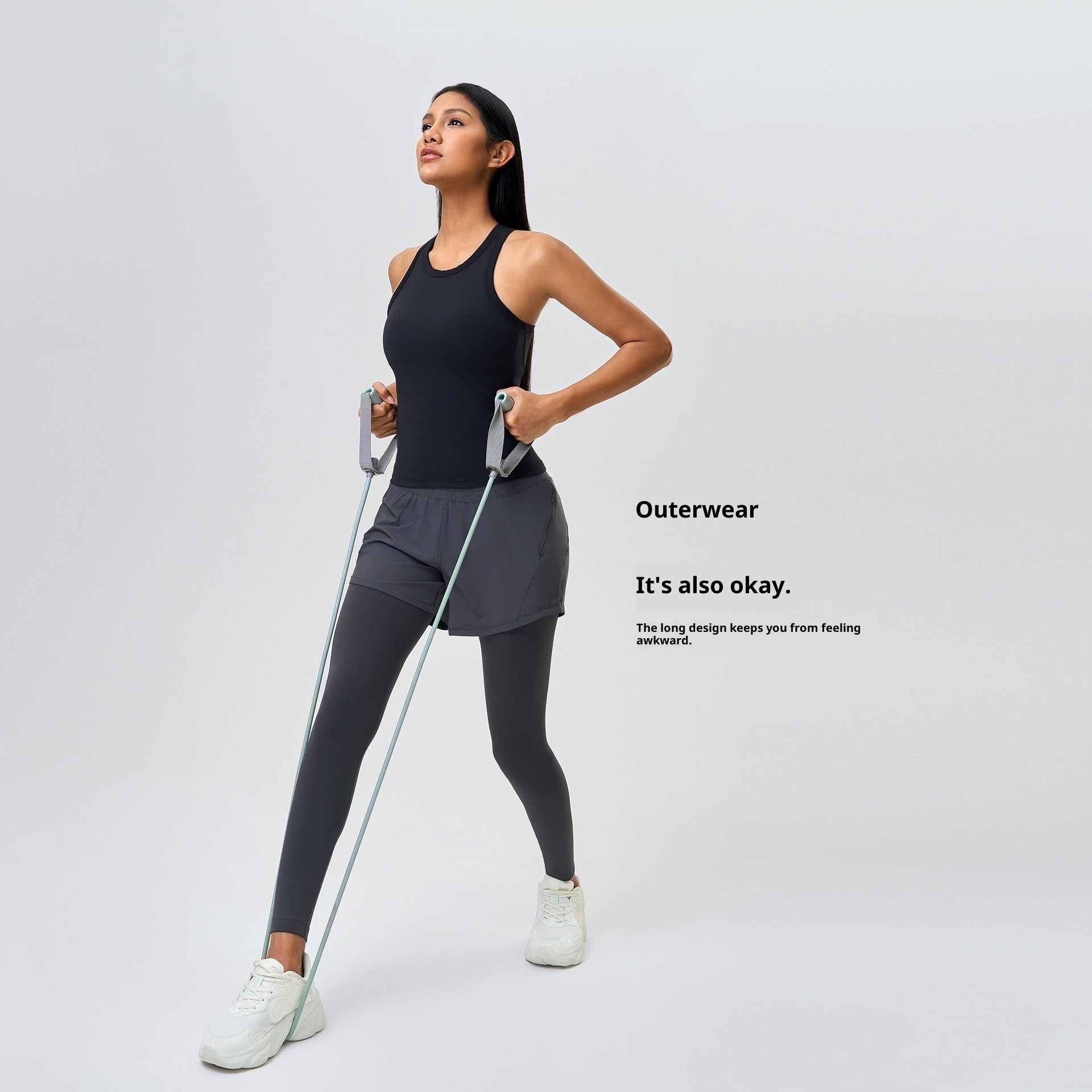 Spring And Summer New H-shaped Beauty Back Sports Vest Women's Slim Fit With Chest Pad