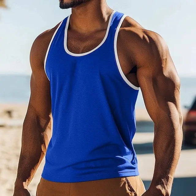 New American Style Slim Fit Casual Sports Men's Summer Vest - The Premium