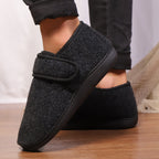 New Cotton Slippers Bag Heel Men's Winter Home Indoor Platform Warm