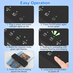 1Pc 13Inch Laminator Machine Hot And Cold Mode A4 Personal Thermal Laminator With ABS Function 60S Warm Up Time 30Mins Auto Off For Home Office School Business