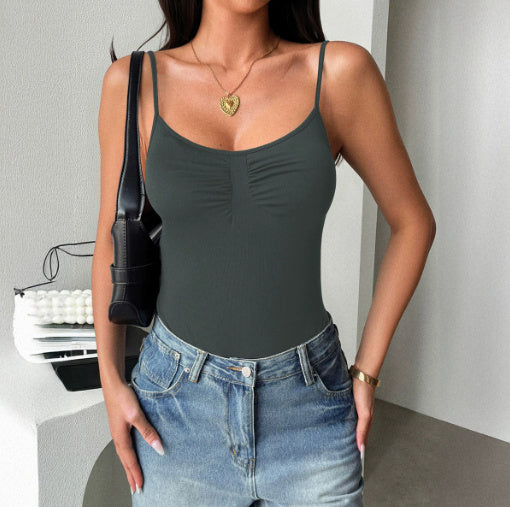 Sexy Camisole Vest Jumpsuit Women's Clothing