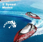 4DRC S5 RC Boat For Pools And Lakes, 2.4 GHz 20MPH Racing Boats, Rechargeable Battery,Low Battery Alarm,Gifts For Boys Girls,Logistics Is Randomly Sent By UPS USPS  FEDEX.