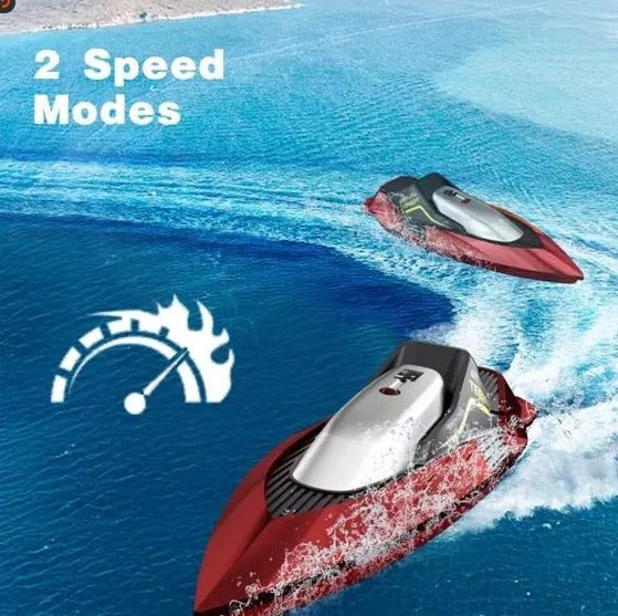 4DRC S5 RC Boat For Pools And Lakes, 2.4 GHz 20MPH Racing Boats, Rechargeable Battery,Low Battery Alarm,Gifts For Boys Girls,Logistics Is Randomly Sent By UPS USPS  FEDEX.
