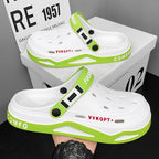 Sandals Summer Breathable Closed Toe Men's Slippers Dual-use Beach Shoes