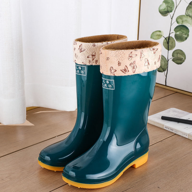 Wool Cotton Warm Non-slip Rain Boots