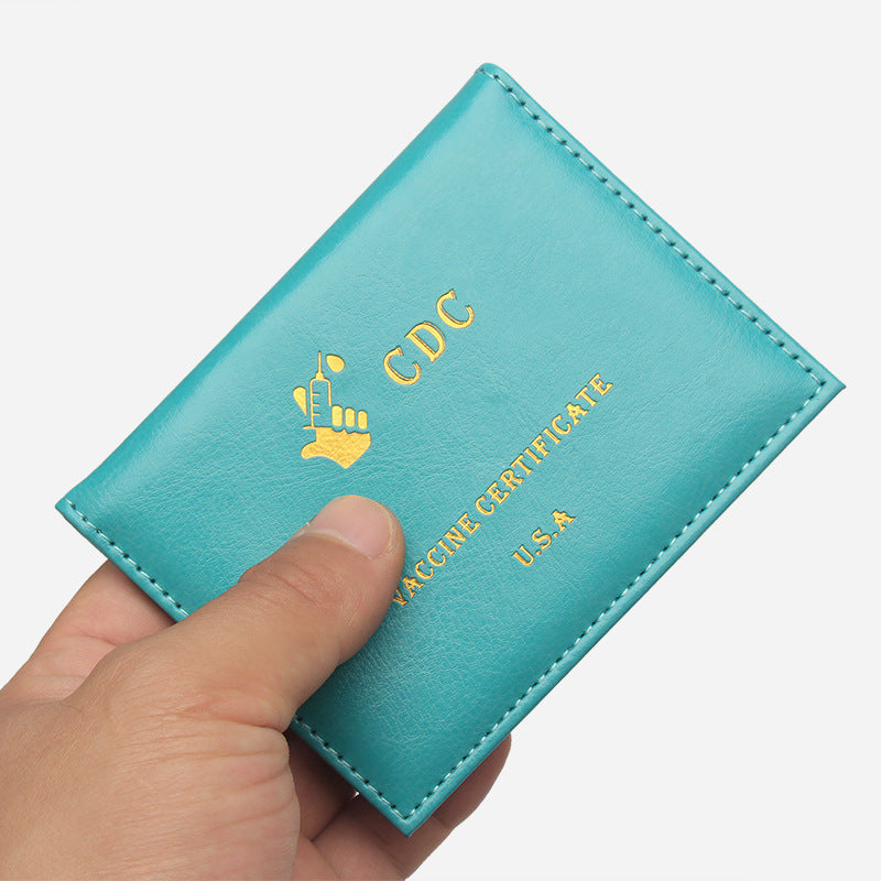 CDC Vaccination Protective Sleeve Card Holder