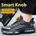 Anti-smash And Anti-puncture Safe Flyknit Work Shoes