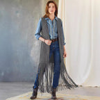 Slim-fit Sleeveless Vest Shawl Jacket