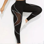 Women's Trousers Elastic Compression Pants Sports Tight