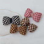 Plaid Bow Hair Clips-Coffee 9672 - The Premium