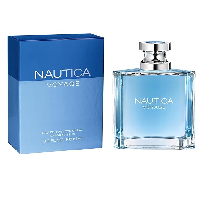 "Nautica Voyage for Men Eau de Toilette Spray – 3.4 oz / 100 ml | Authentic Designer Fragrance, Ideal Holiday Gift AJ PRIME
