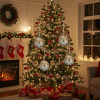 4PCS Set Christmas Hanging Ball Ornaments Wooden Tree Decorations Festive Holiday Party Decor Xmas Tree Accessories FBA Shipment - The Premium