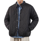 Men's Thickened Winter Warm Diamond Lattice Cotton-padded Jacket