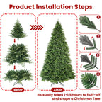 PVC Christmas Tree, Christmas Decorations, Green - The Premium