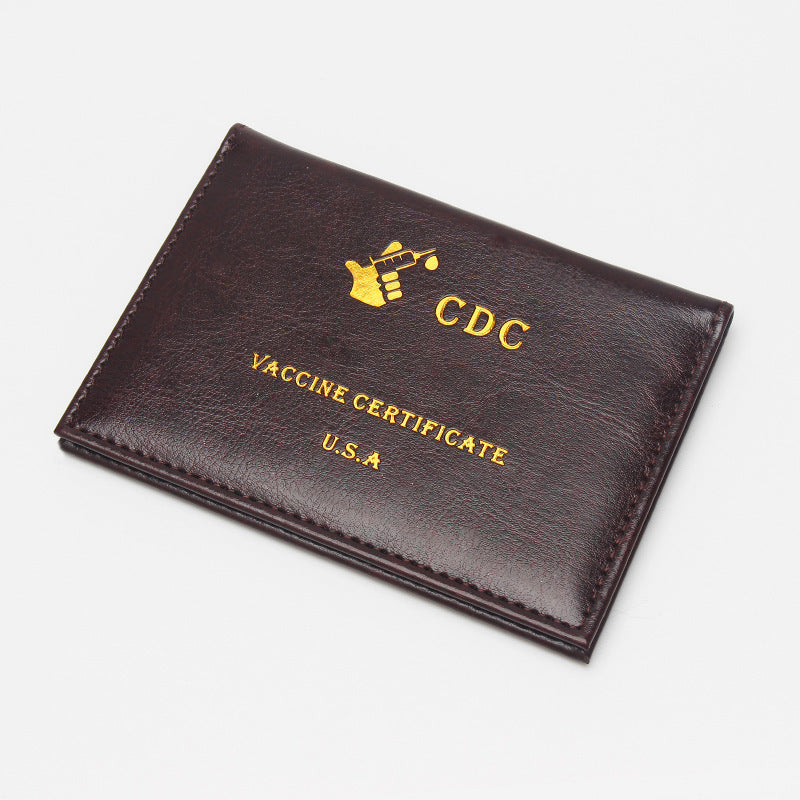 CDC Vaccination Protective Sleeve Card Holder
