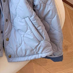 Blue Anti-aging Loose Women's Corduroy Niche Cotton Jacket