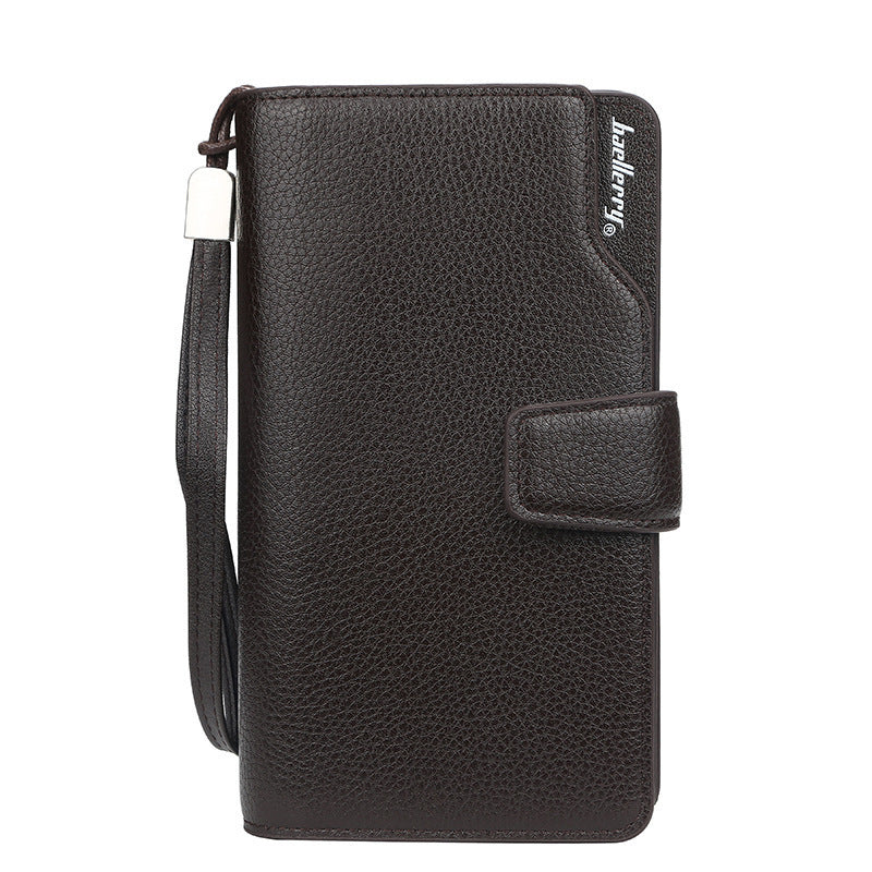 Men's Long European And American Large-capacity Clutch