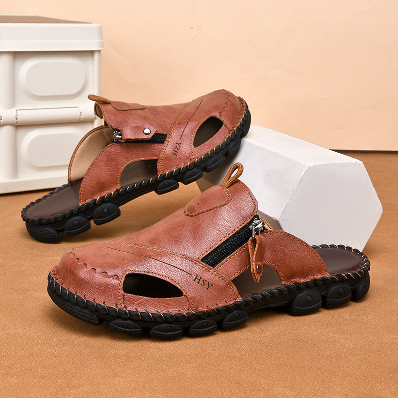 Summer Outdoor Men's Half Slippers Casual Lazybones' Shoes Fashion