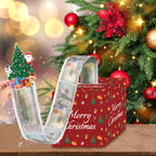 Christmas Money Box For Cash Gift Pull Surprise Money Holder Cash Gift Xmas Money Pull Box With Christmas Tree Card And Transparent Bags For Christmas Birthday New Year Party Supplies