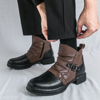 Men's Fashion British Style Martin Booties