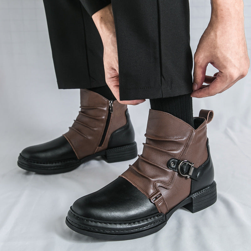 Men's Fashion British Style Martin Booties