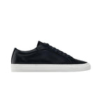 Simple Lace Sports Leather Lace-up Flat Bottom Casual Sneakers
