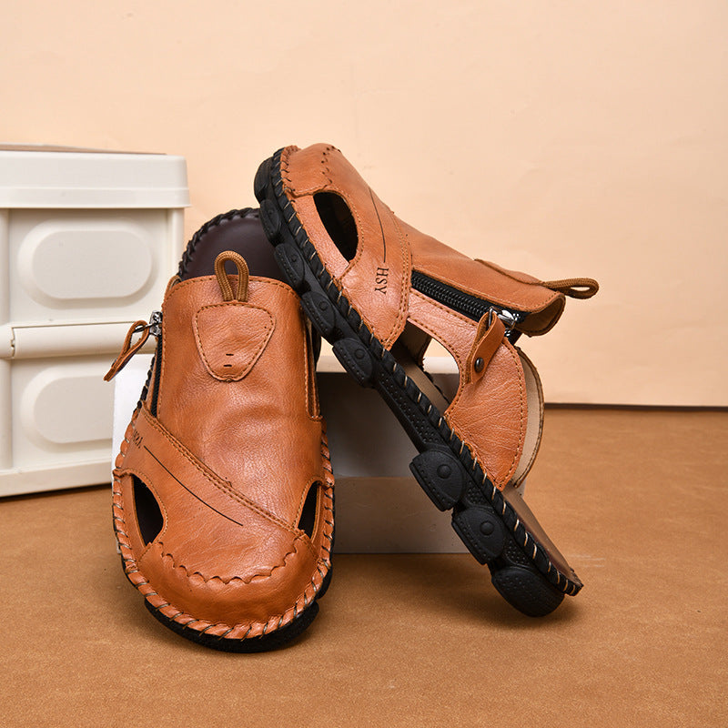 Summer Outdoor Men's Half Slippers Casual Lazybones' Shoes Fashion