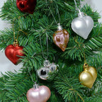 12PCS Christmas Heart Pendants - The Premium